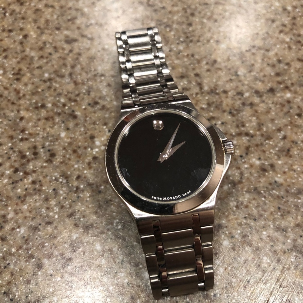 Movado stainless steel watch